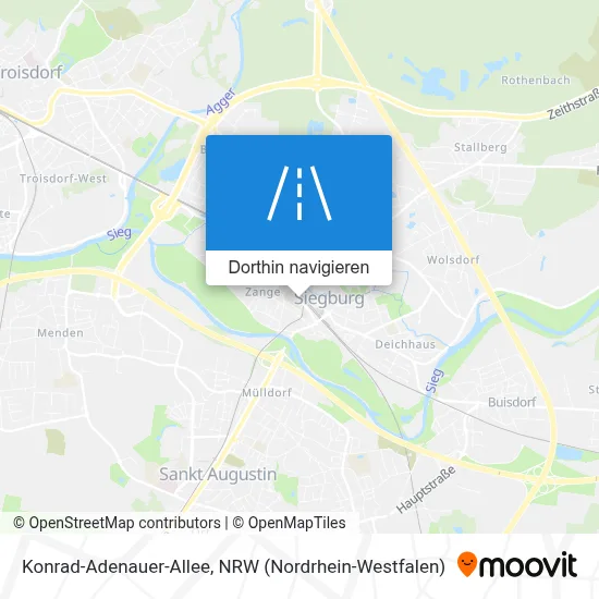 Konrad-Adenauer-Allee Karte