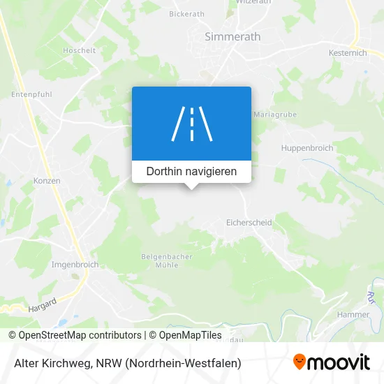 Alter Kirchweg Karte