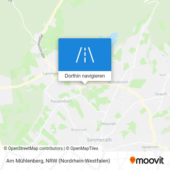 Am Mühlenberg Karte