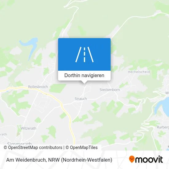 Am Weidenbruch Karte