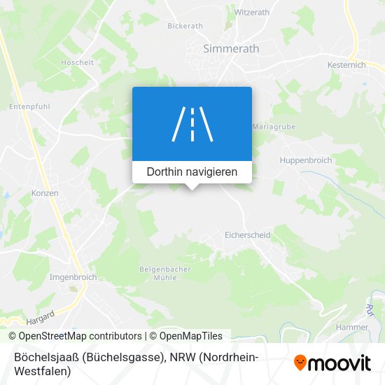 Böchelsjaaß (Büchelsgasse) Karte