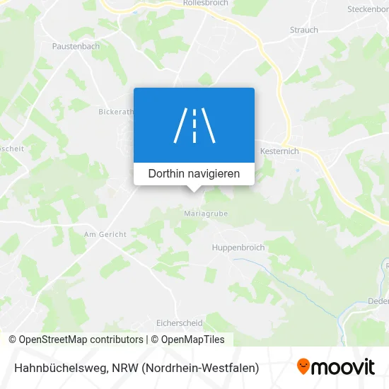 Hahnbüchelsweg Karte