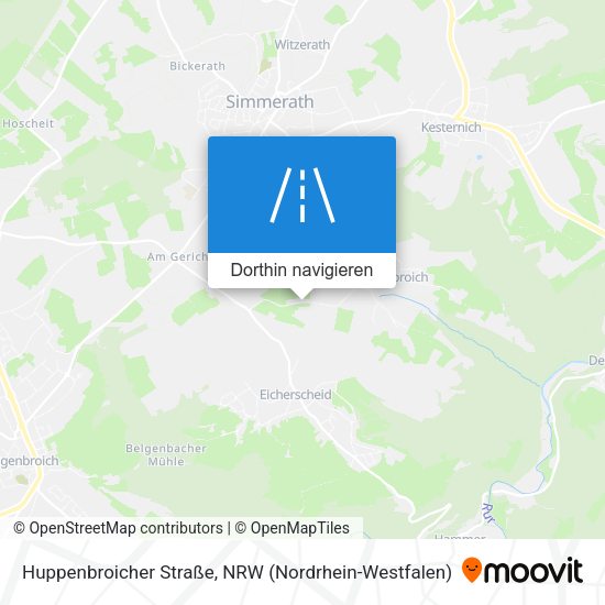 Huppenbroicher Straße Karte
