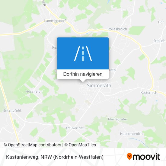 Kastanienweg Karte