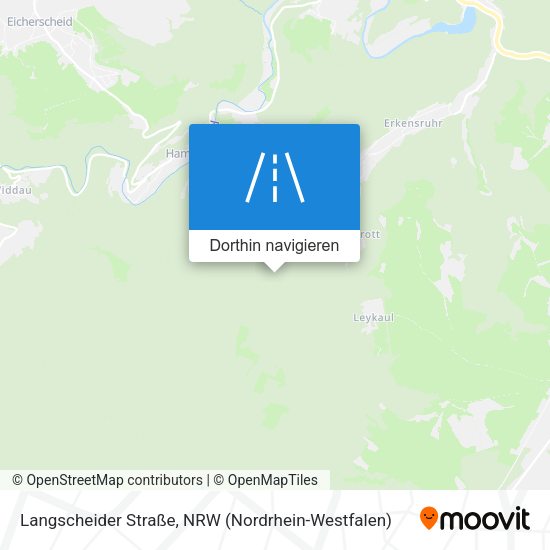 Langscheider Straße Karte