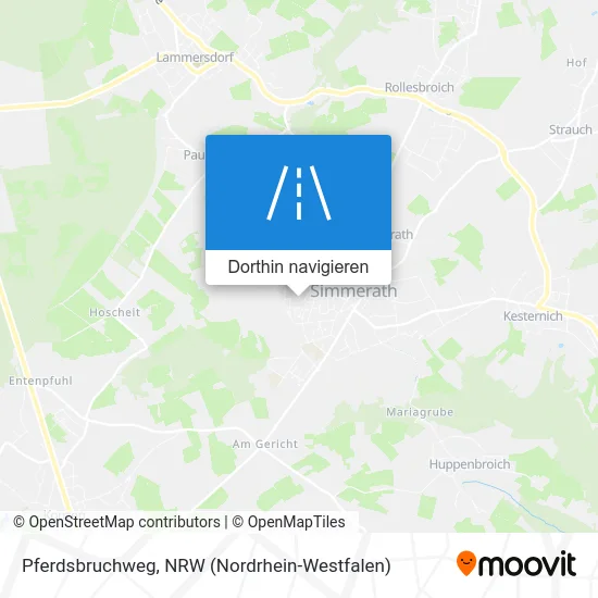 Pferdsbruchweg Karte