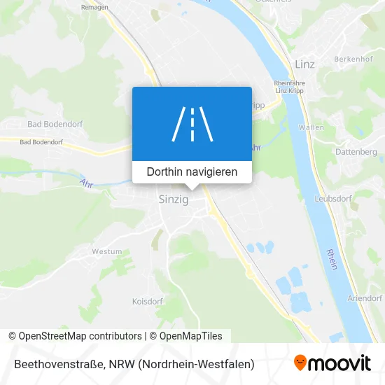 Beethovenstraße Karte