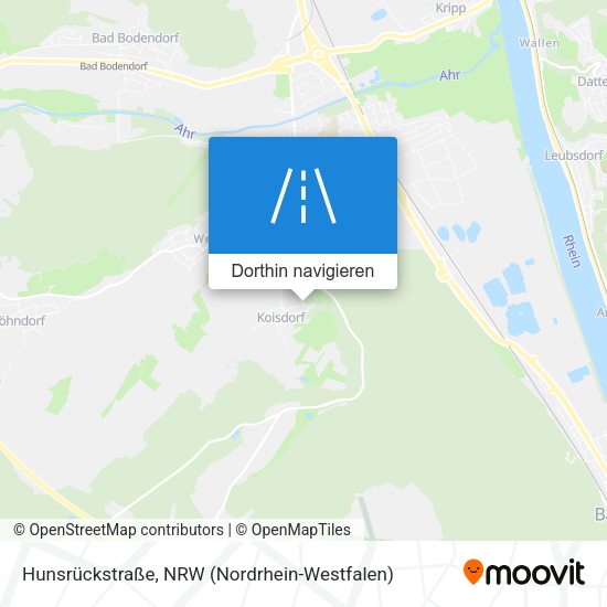Hunsrückstraße Karte