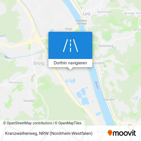 Kranzweiherweg Karte