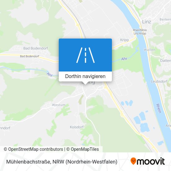 Mühlenbachstraße Karte