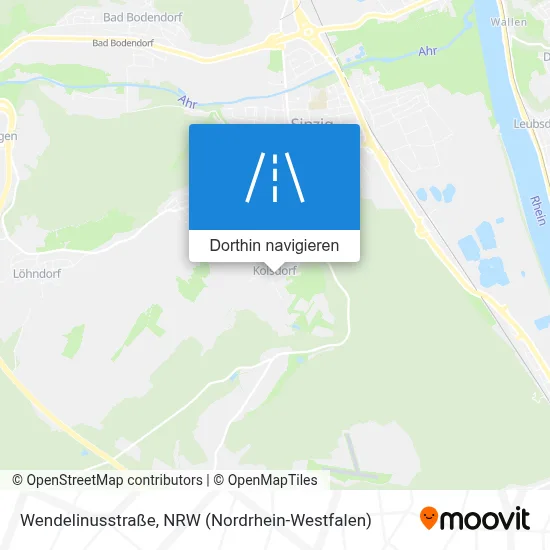 Wendelinusstraße Karte