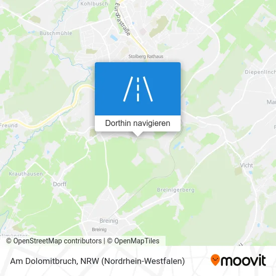 Am Dolomitbruch Karte