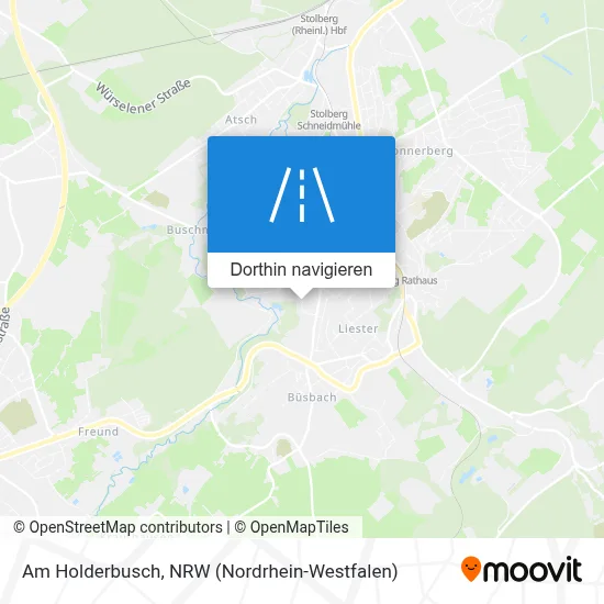 Am Holderbusch Karte