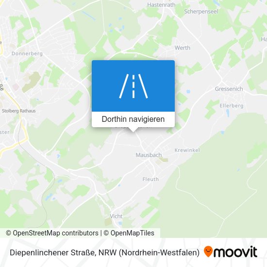 Diepenlinchener Straße Karte