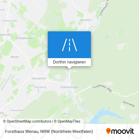 Forsthaus Wenau Karte