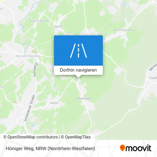 Höniger Weg Karte