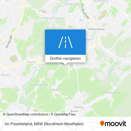 Im Priesterland Karte