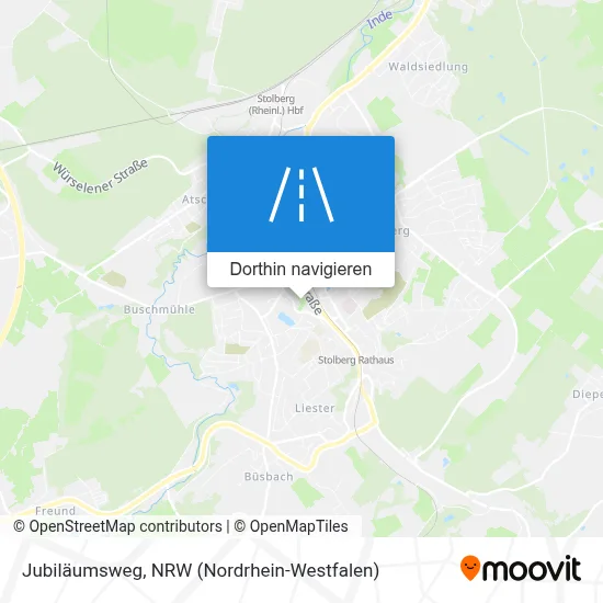 Jubiläumsweg Karte