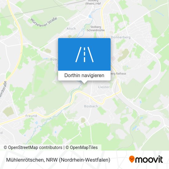 Mühlenrötschen Karte
