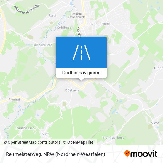 Reitmeisterweg Karte