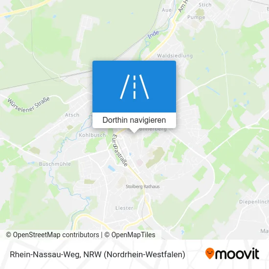 Rhein-Nassau-Weg Karte