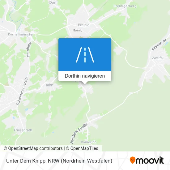 Unter Dem Knipp Karte