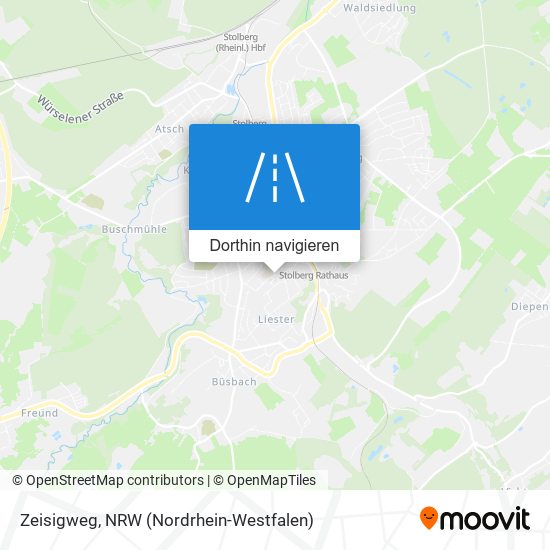 Zeisigweg Karte