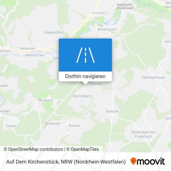 Auf Dem Kirchenstück Karte