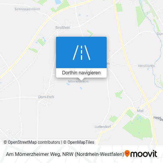 Am Mömerzheimer Weg Karte