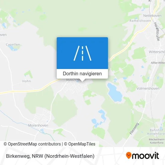 Birkenweg Karte