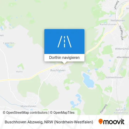 Buschhoven Abzweig Karte
