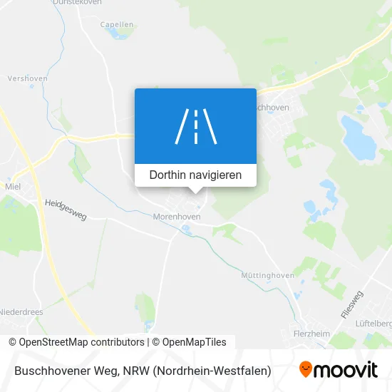 Buschhovener Weg Karte