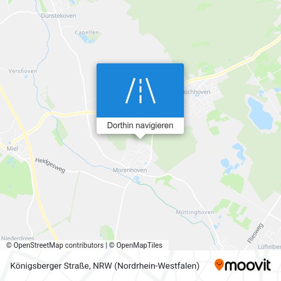 Königsberger Straße Karte