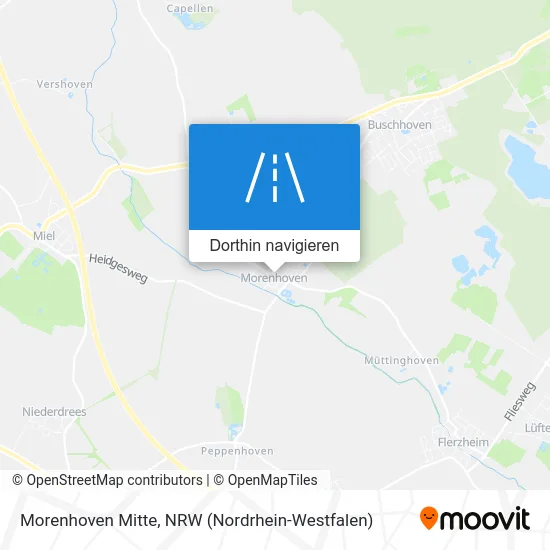 Morenhoven Mitte Karte