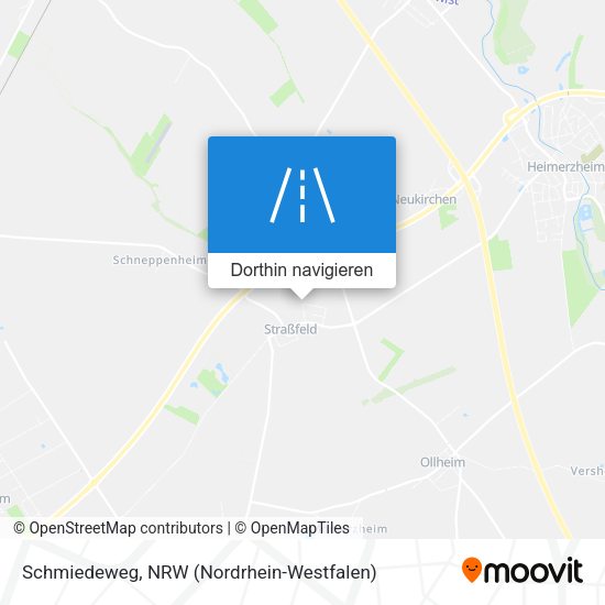 Schmiedeweg Karte