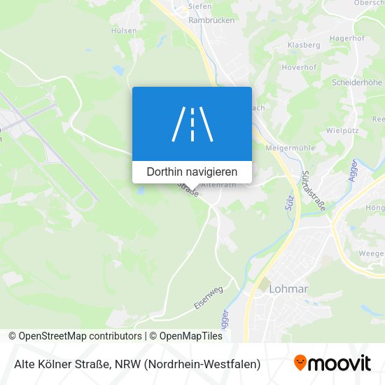 Alte Kölner Straße Karte