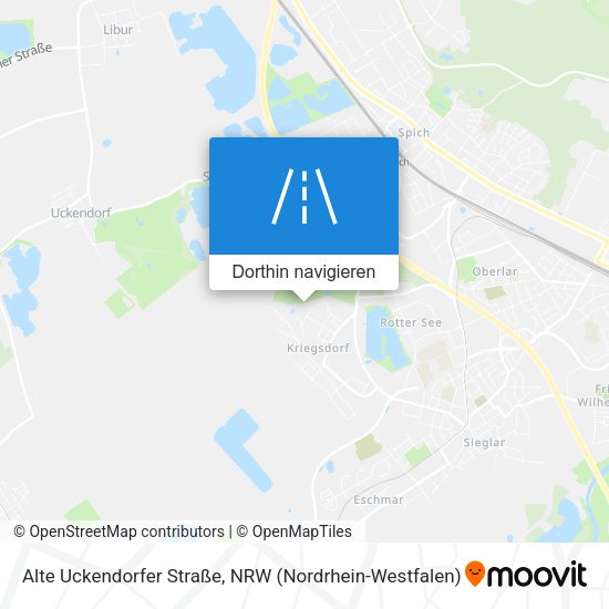 Alte Uckendorfer Straße Karte