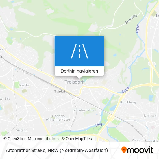 Altenrather Straße Karte