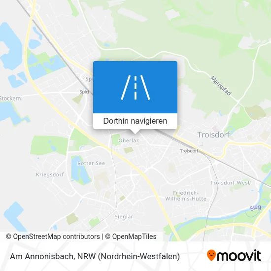 Am Annonisbach Karte