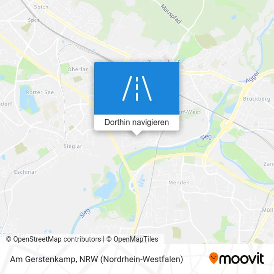 Am Gerstenkamp Karte