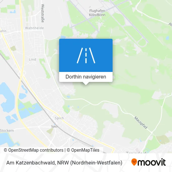 Am Katzenbachwald Karte