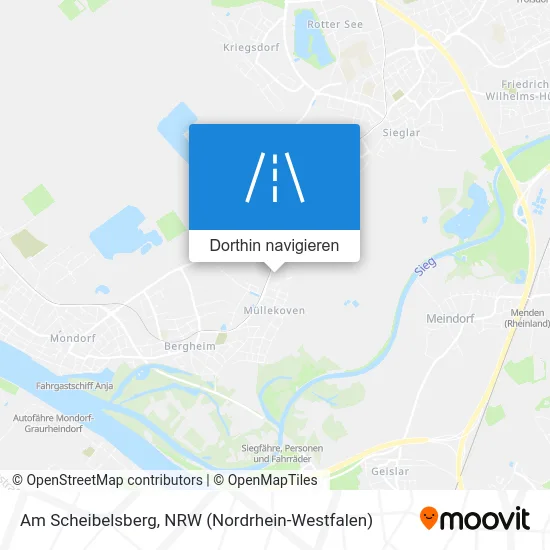 Am Scheibelsberg Karte