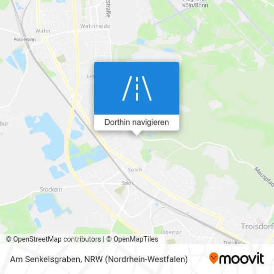 Am Senkelsgraben Karte