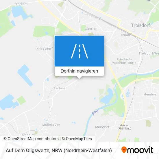 Auf Dem Oligswerth Karte