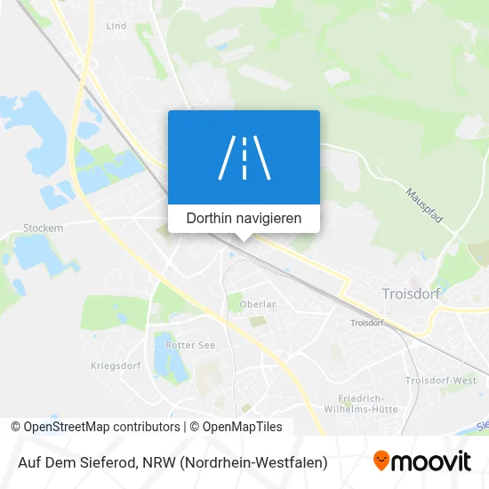 Auf Dem Sieferod Karte