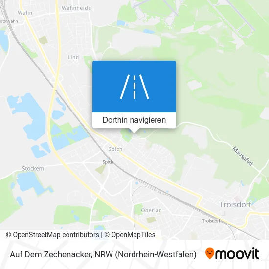 Auf Dem Zechenacker Karte