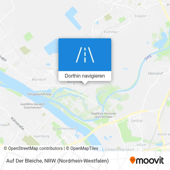 Auf Der Bleiche Karte