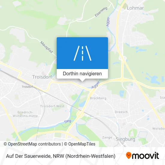 Auf Der Sauerweide Karte