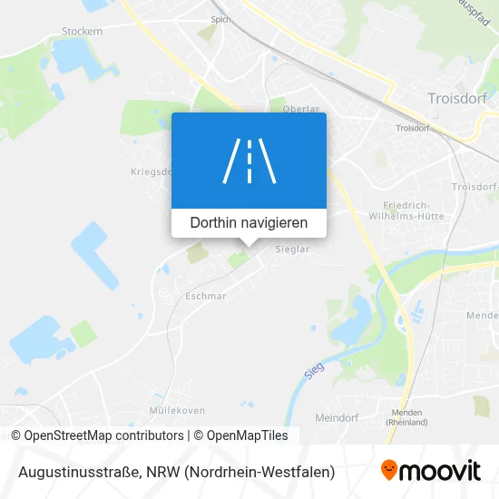 Augustinusstraße Karte