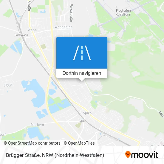 Brügger Straße Karte